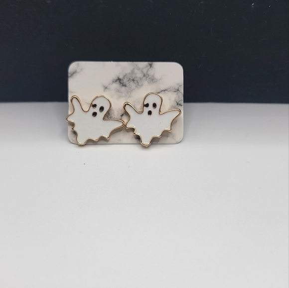 New Ghost Stud Earrings - Picture 1 of 4